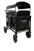 used Wonderfold W4 Luxe Quad Stroller Wagon, 2022, Volcanic Black