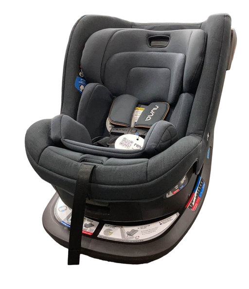 used Nuna Revv Rotating Convertible Car Seat, 2023, Ocean