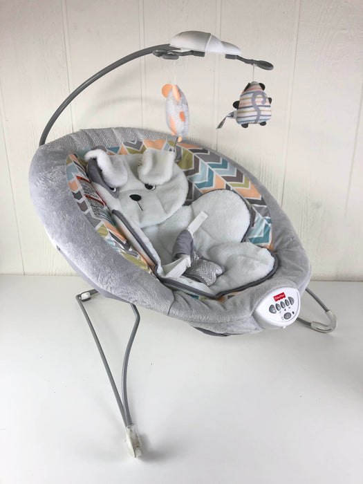 secondhand Fisher Price Deluxe Bouncer, My Little Snugapuppy
