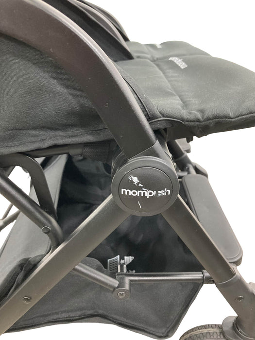 Mompush Lithe Double Stroller, 2021, Black