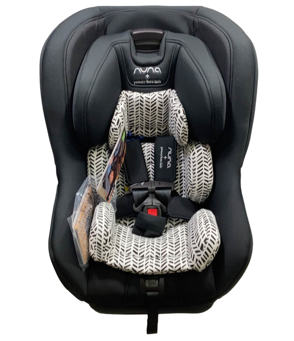 secondhand Nuna RAVA Convertible Car Seat, Broken Arrow Caviar, 2022