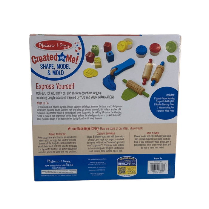 Melissa & Doug Created by Me! Shape, Model & Mold Modeling Dough Kit