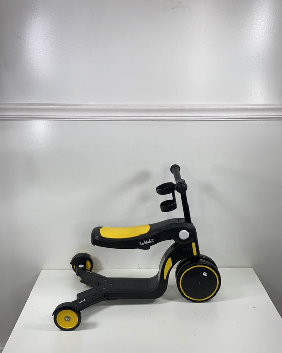 Shop Larktale Scoobi 5-in-1 Scooter, Clovelly (Yellow/Black) at GoodBuy Gear