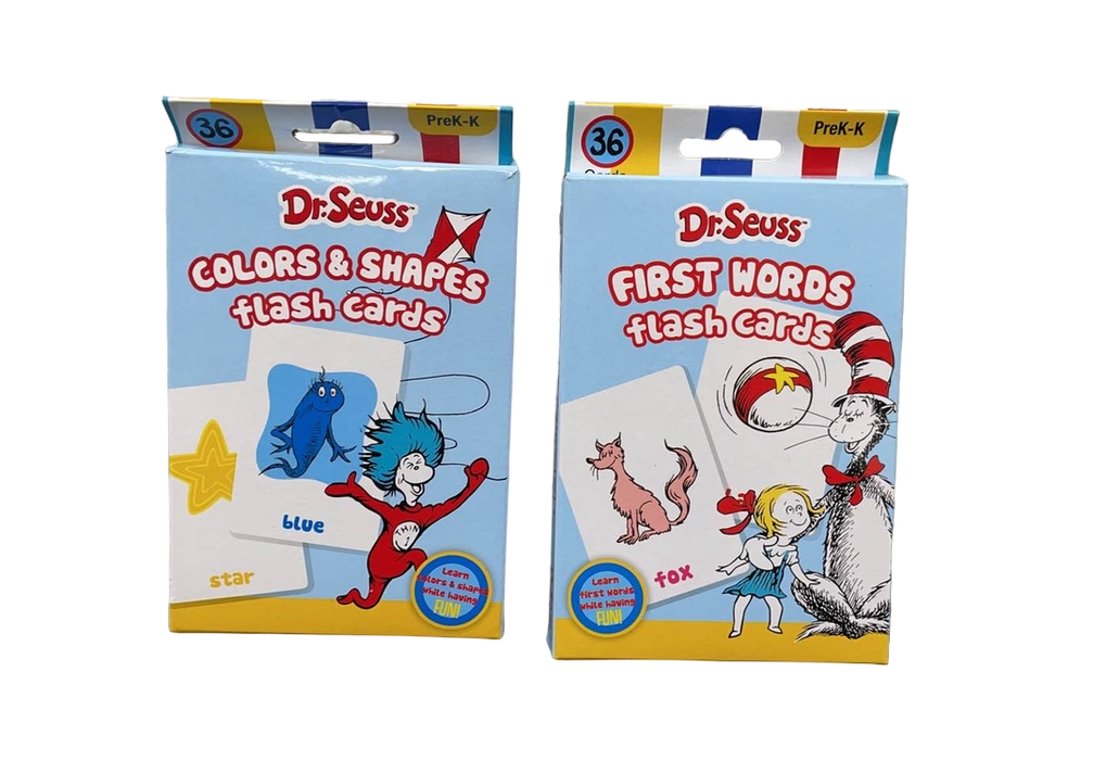 used Dr. Seuss Color and Shapes Flash Cards