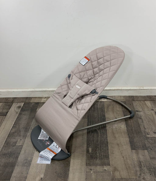 used BabyBjorn Bouncer Bliss, Sand Gray, Cotton