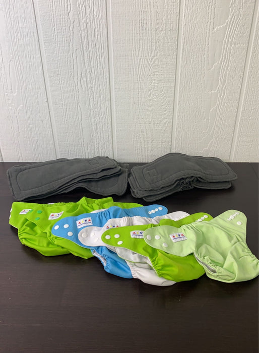 Shop Alva Baby One Size Adjustable Cloth Diapers With Inserts at GoodBuy Gear