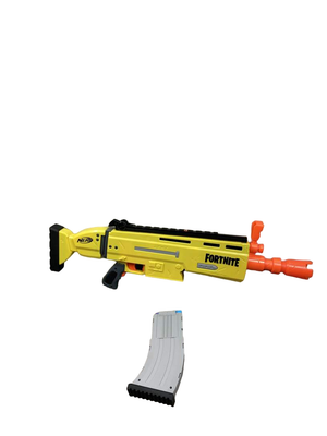 Nerf Fortnite AR-L Motorised Nerf Elite Dart Blaster, Motorised Toy, 20  Official Nerf Darts, Flip Up Sights for Youth, Teens, Adults