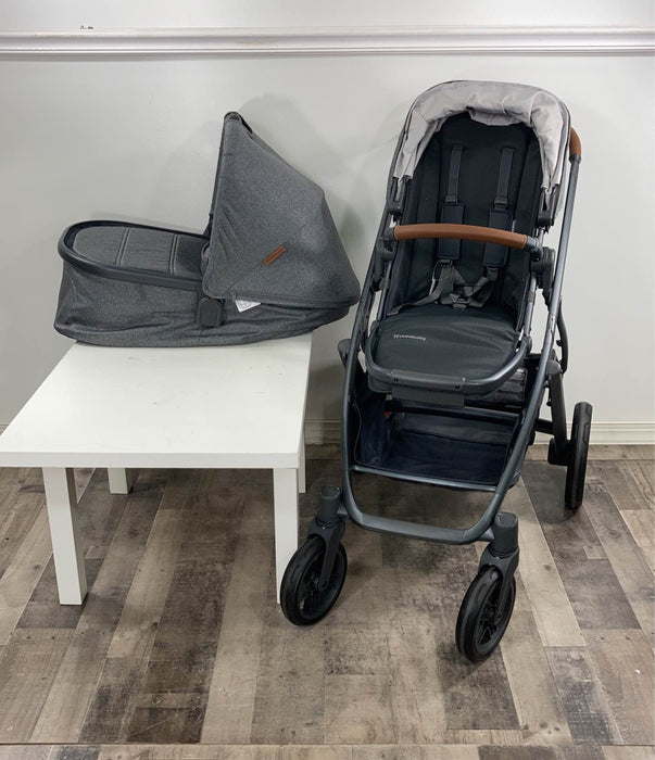 secondhand UPPAbaby VISTA V2 Stroller, Greyson (Charcoal Melange), 2021