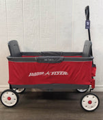 secondhand Radio Flyer 3 In 1 EZ Fold Wagon With Canopy