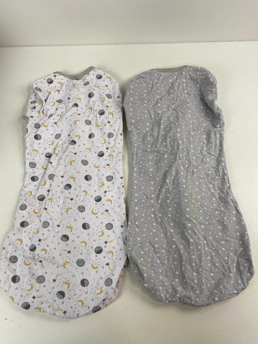 secondhand SwaddleMe Arms Free Convertible Pod 2pk, Stars Moon L 4-6 months