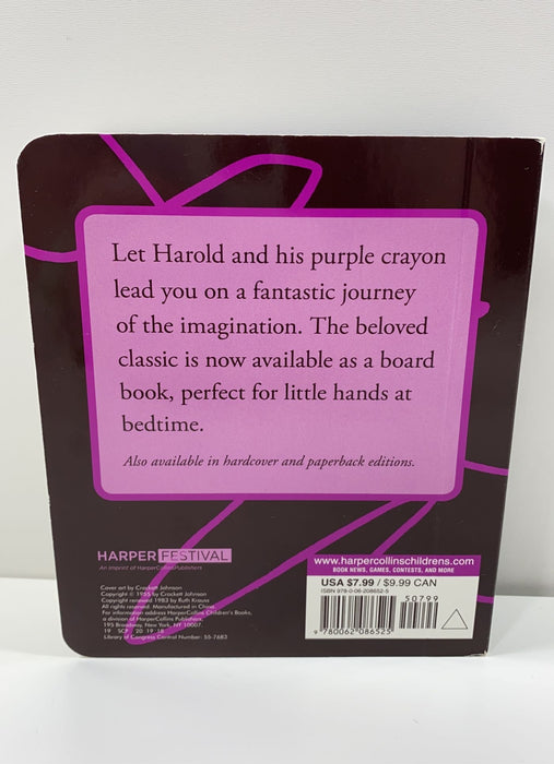 secondhand Crockett Johnson Harold And The Purple Crayon