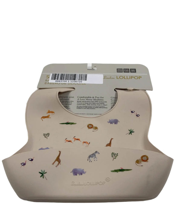 used LouLou Lollipop Silicone Bib - HIDDEN NEEDS PHOTOS