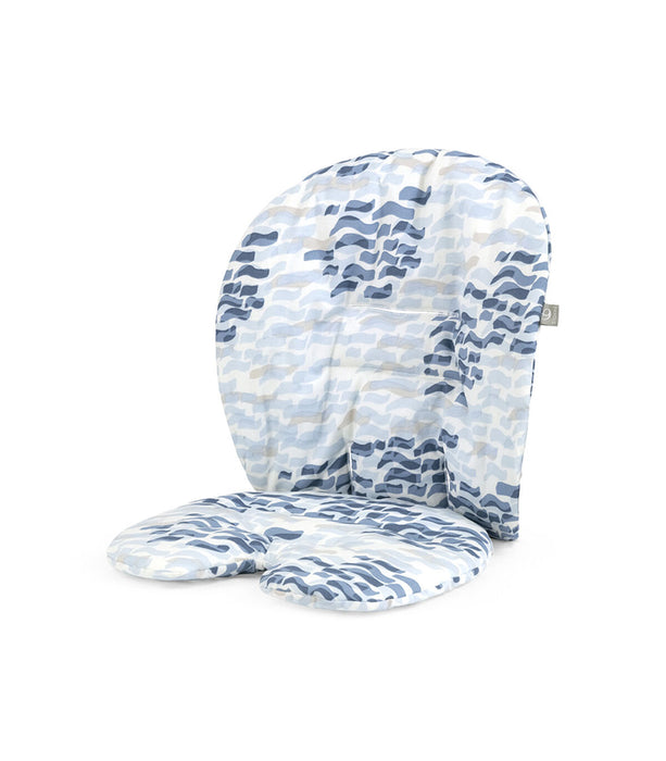 used Stokke Steps Baby Set Cushion, Waves Blue