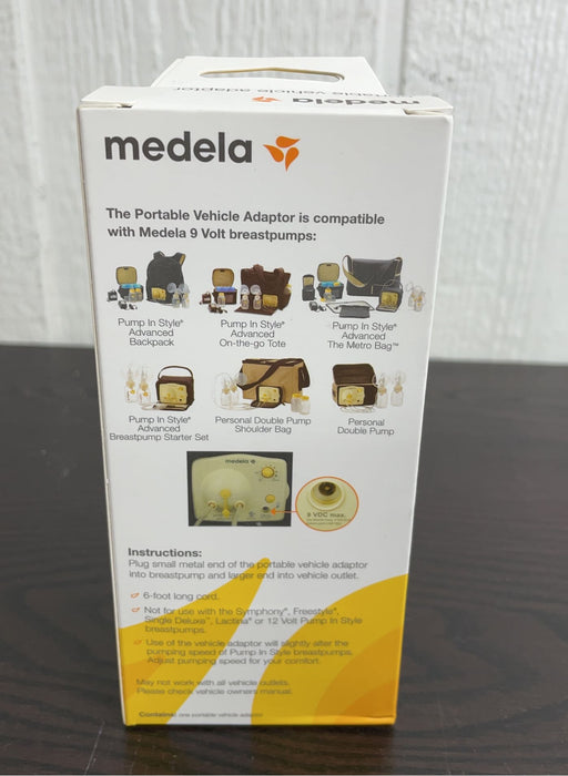 secondhand Medela 9V Portable Vehicle Adapter