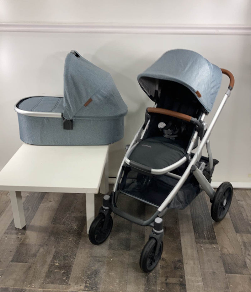 uppababy vista travel system gregory UPPAbaby VISTA V2 Stroller, 2021, Gregory (Blue Melange)