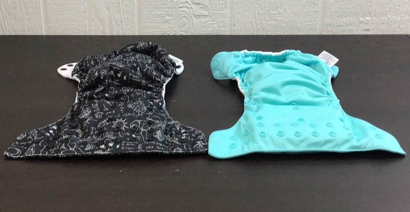 used BumGenius Freetime All-In-One Cloth Diapers