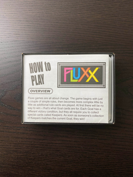 secondhand Looney Labs Fluxx Card Game