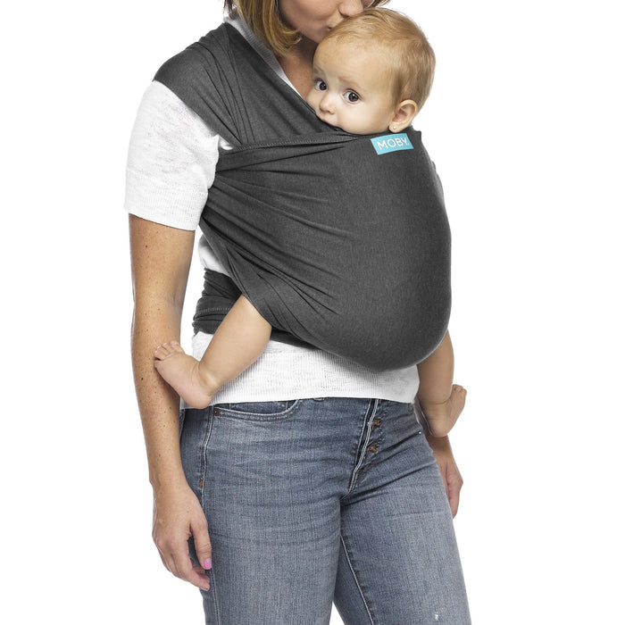 used Moby Evolution Baby Carrier, Almond