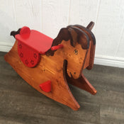 used Wooden Rocking Horse