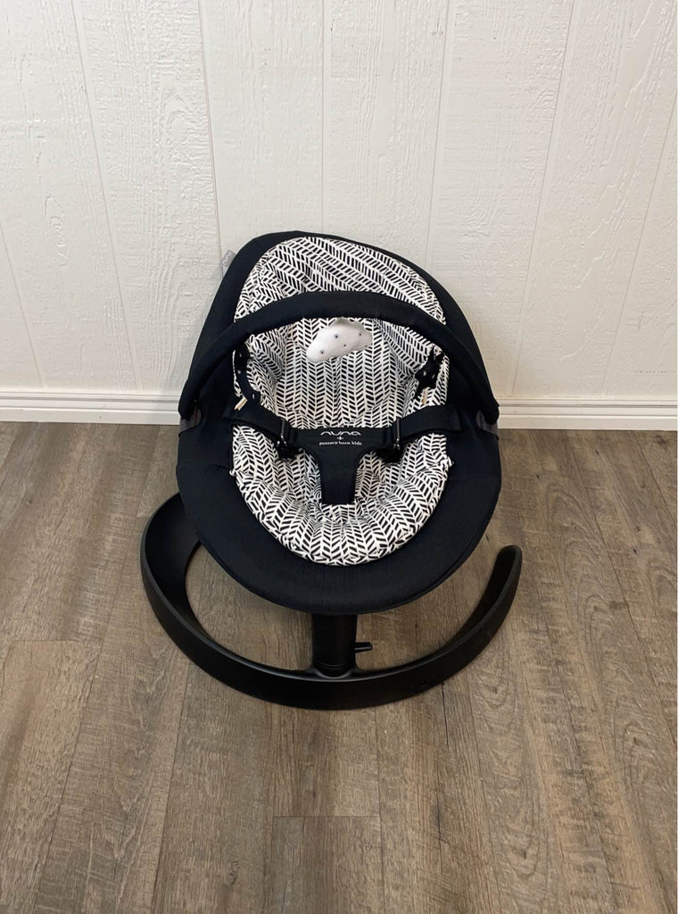 Nuna LEAF Grow Seat with Toy Bar, Caviar, Pottery Barn