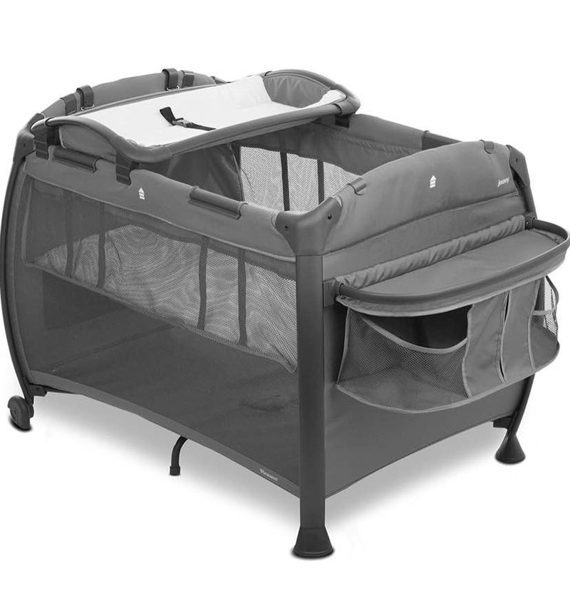 Joovy Room Playard With And Changing Table, Charcoal