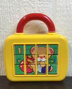 secondhand Red Box Toy Take Along Flip Puzzle