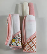 secondhand Modern Baby Hooded Towel And Washcloth Set