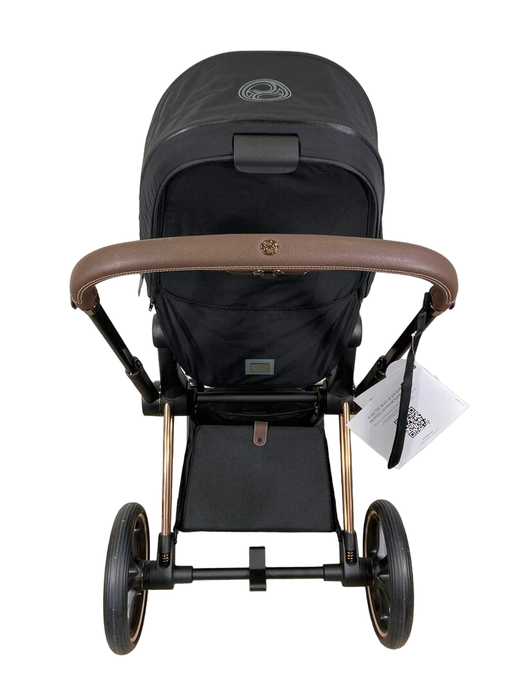 Cybex PRIAM Stroller, 2022, Black, Rose Gold