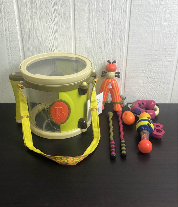 used B. toys Bee Bop Band Play & Learn Drum and Instruments