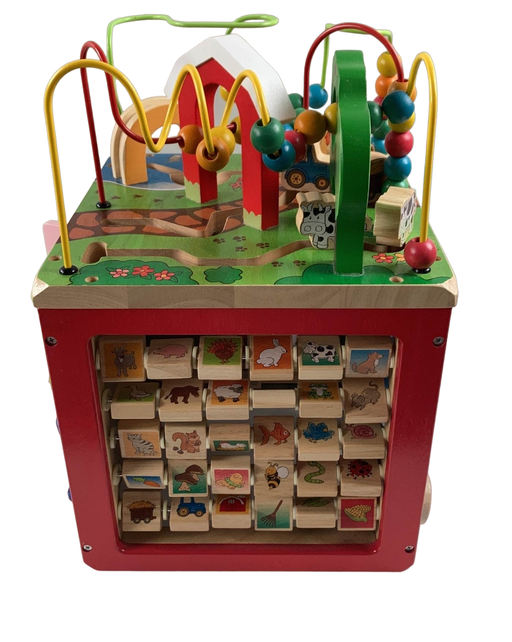 secondhand Battat Wooden Activity Cube