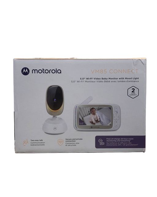 used Motorola Comfort 85 5” Video Baby Monitor With Mood Lighting