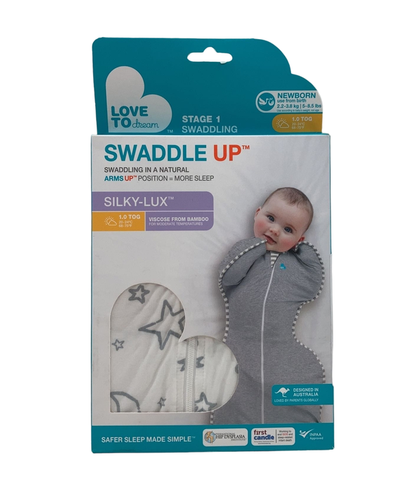 used Love To Dream Swaddle UP Silky-Lux, - Grey