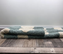 Shop Lorena Canals Washable Rug, Clouds, Vintage Blue, 4'x5'3" at GoodBuy Gear