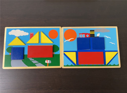 secondhand Melissa & Doug Beginner Pattern Blocks