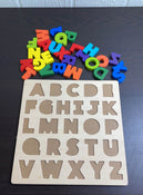 used Shanghai Toys Wooden Alphabet Puzzle