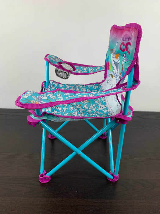 secondhand Jakks Pacific Frozen Northern Lights Fold N Go Chair