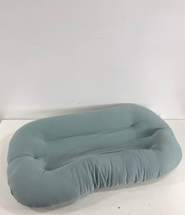 used Snuggle Me Organic Sensory Infant Lounger, Slate