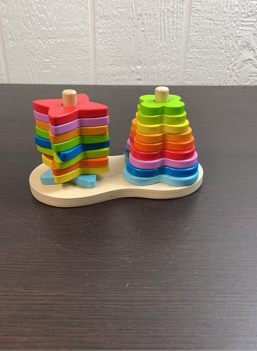 used Hape Double Rainbow Stacker