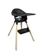 used Stokke Clikk High Chair, Black Natural