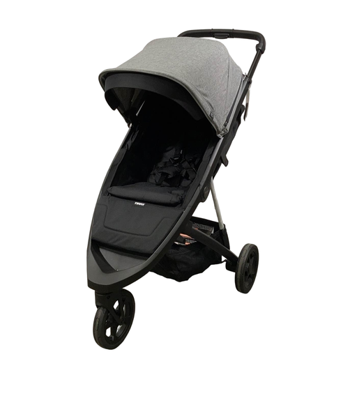 secondhand Thule Spring Stroller, 2021, Gray Melange, Black