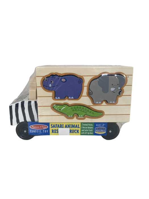 secondhand Melissa & Doug Safari Animal Rescue Truck