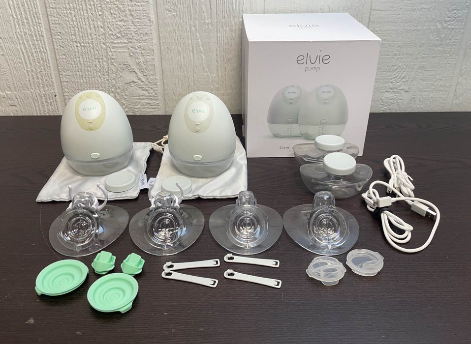 Shop Elvie Breast Pump, Double, 24mm & 28mm Flanges at GoodBuy Gear
