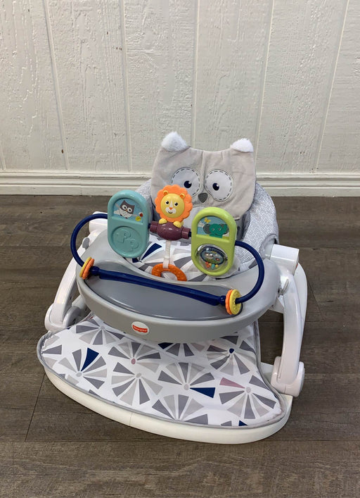 used Fisher Price Premium Sit-Me-Up Floor Seat with Toy Tray