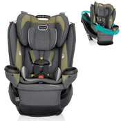 used Evenflo Revolve 360 Extend Rotational Convertible Car Seat, 2023, Rockland Green