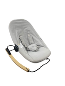 used Bloom Coco Go 3-in-1 Bouncer, Natural Wood, Frost Grey Organic