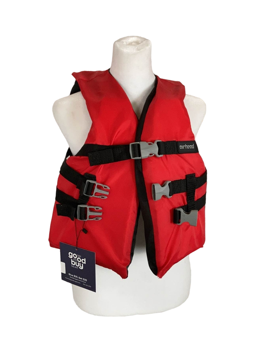 used Airhead Sports Base Paddle Life Jacket Vest, Youth