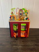 secondhand B. Toys Zany Zoo Wooden Activity Cube