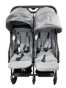 secondhand Mompush Lithe Double Stroller, 2021, Grey