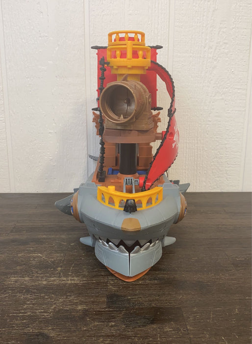 secondhand Fisher Price Imaginext Shark Bite Pirate Ship