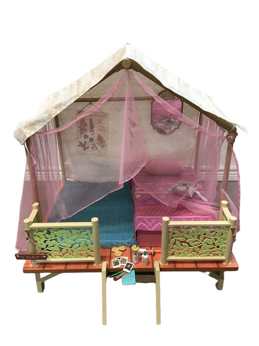 used American Girl Kira's Comfy Platform Tent